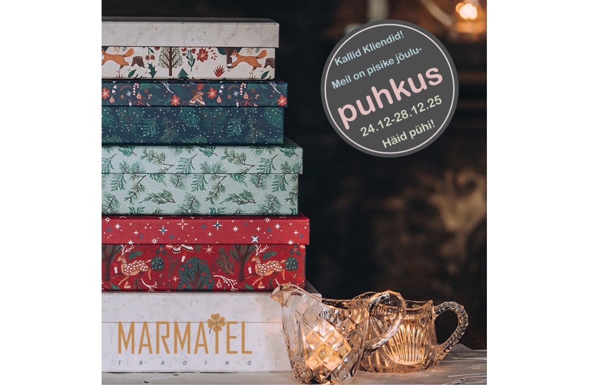 Pühade ajal poe avamisajad ja pakkide saatmine