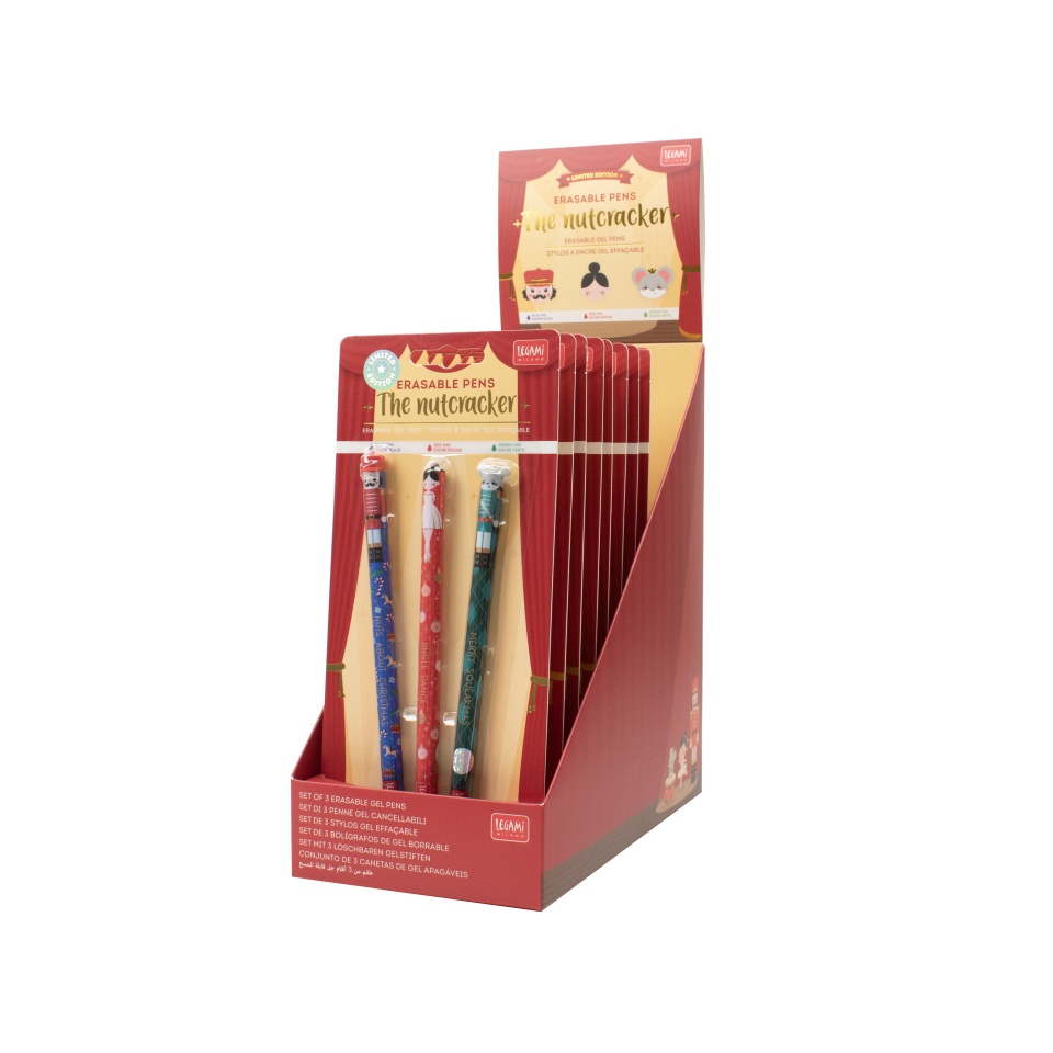 Kustutatavad tindipliiatsid 3 tk Nutcracker Baleriin Rott alusel.jpg