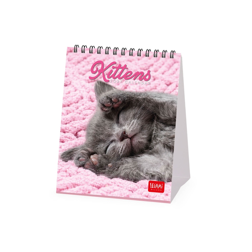 LEGAMI 2027 Lauakalender 14x14,5 Kittens