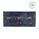 ARTE rahakaart Happy Birthday kosmos 23x11cm