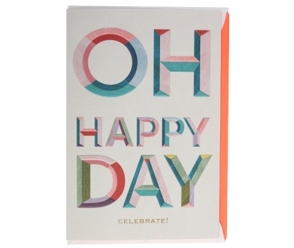 ARTE õnnitluskaart OH Happy day!