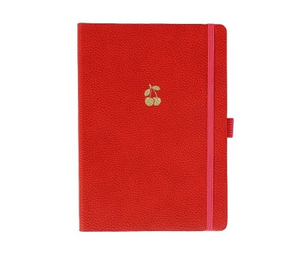 ARTE märkmik A5 Majoie punane Kirsid