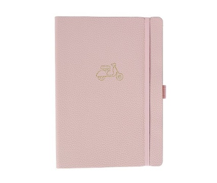 ARTE märkmik A5 Majoie roosa mopeed