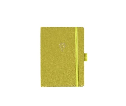 ARTE märkmik A6 Majoie sinepikollane Palm