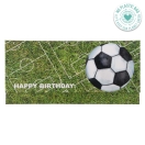 ARTE rahakaart Happy Birthday jalgpalliga 23x11 cm*