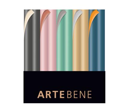 ARTE kinkepaber rullis kahepoolne/erinevad värvid 70x150cm assortii*