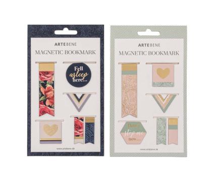 ARTE järjehoidja magnetiga 6tk Rock`n Roses assortii*