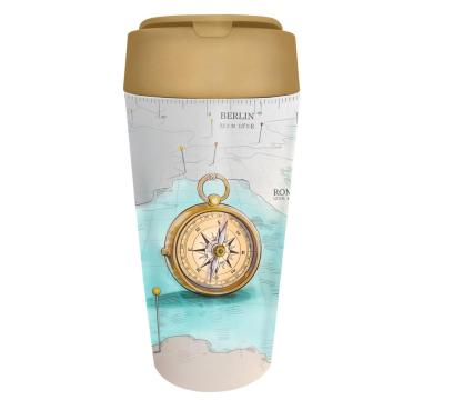 ChicMic kohvitops 420ml Deluxe Cup - Compass*