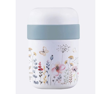 ChicMic toidutops 500+200ml Bioloco Plant Watercolor Flowers