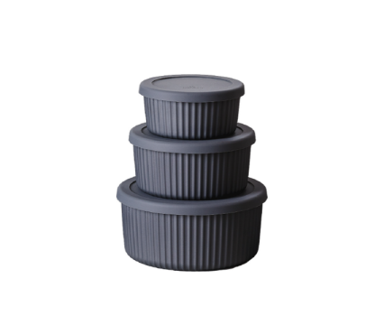 ChicMic säilituskarbi komplekt Bioloco Plant Deluxe Dark grey