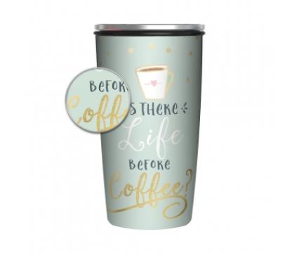 ChicMic Slide Cup kohvitops 420ml Life before Coffee*