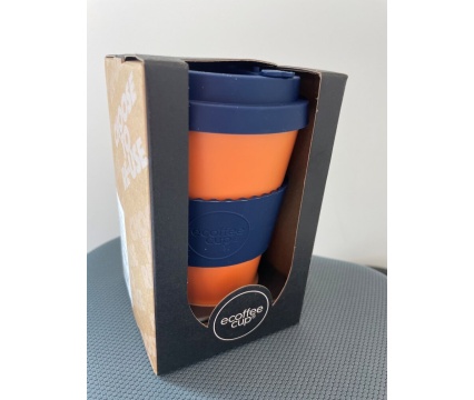 Ecoffee PLA kohvitops 400ml Alhambra (oranž+sinine silikoon)