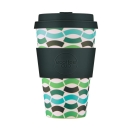 Ecoffee PLA kohvitops 400ml Bloki Balentina (rohelised-ristkülikud)