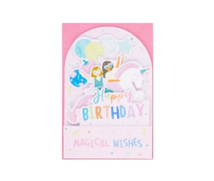 LEGAMI õnnitluskaart  Pop-Up Unicorn