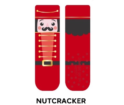 LEGAMI sokid stopperitega täiskasvanutele Nutcracker