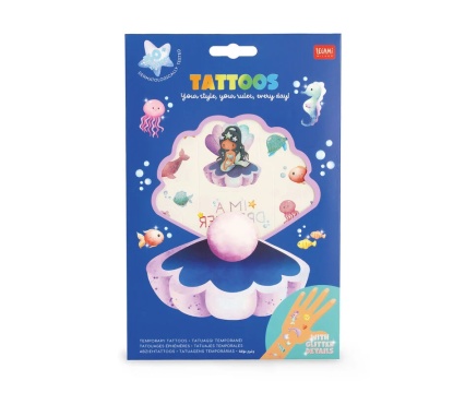 LEGAMI ajutiste tätoveeringute komplekt Mermaid