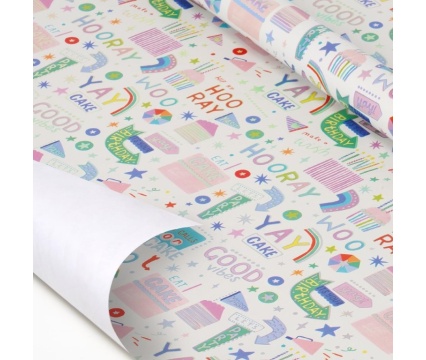 LEGAMI kinkepaber rullis Happy Birthday 70x200cm