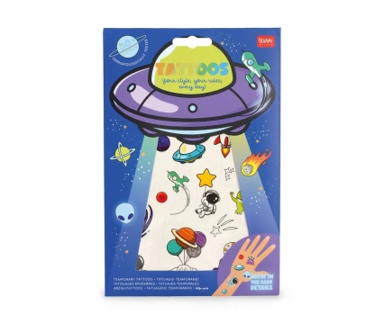 LEGAMI ajutiste tätoveeringute komplekt Space TTA0002