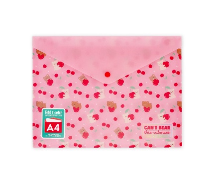 LEGAMI dokumendiümbrik A4 Teddy Cherry/Kirsimõmmi