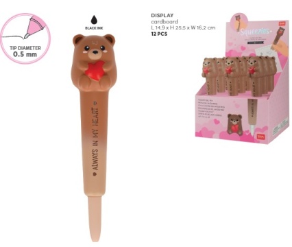 LEGAMI geelpliiats ülipehme/squishy 0,5 mm Teddy Bear