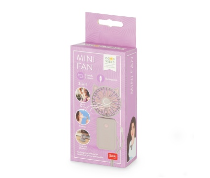 LEGAMI mini fan - taaslaetav ventilaator- KITTY/Kiisu FAN0005