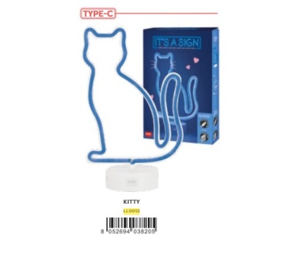 LEGAMI It´s a sign Neon LED lamp Kitty Type-C