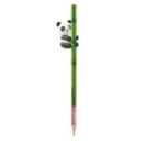 LEGAMI harilik pliiats HB kustutuskummiga Panda, bamboo kujulisega