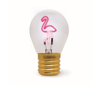 LEGAMI laualamp lambipirnikujuline Bulb Fiction Flamingo