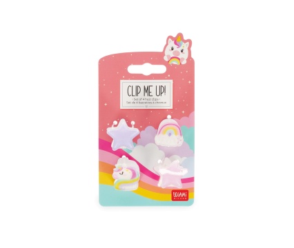 LEGAMI juukselõksud Clip me up! Unicorn/Ükssarvik