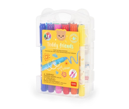 LEGAMI rasvakriidid Teddy 12tk karbis CRA0001