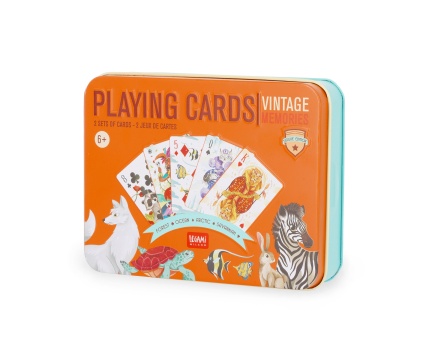 LEGAMI retro lauamäng mängukaardid 2 pakki