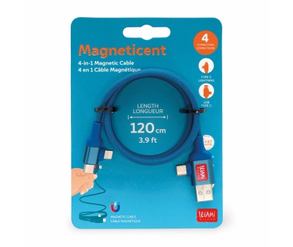 LEGAMI laadimiskaabel Magneticent petrol/tumesinine