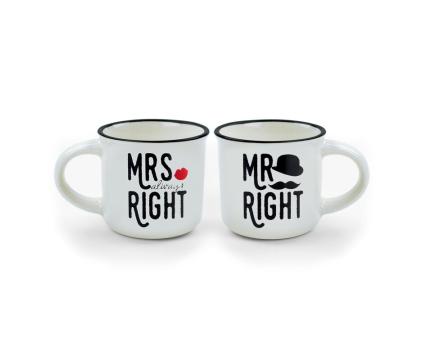 LEGAMI espressokruuside komplekt 50ml x 2tk Mr and Mrs*