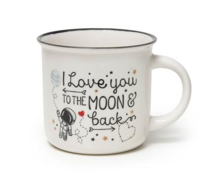 LEGAMI kohvitass portselanist 350ml To the Moon and back
