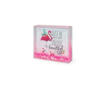 LEGAMI pildiraam glitteriga 8,8x10,7cm pildile Flamingo