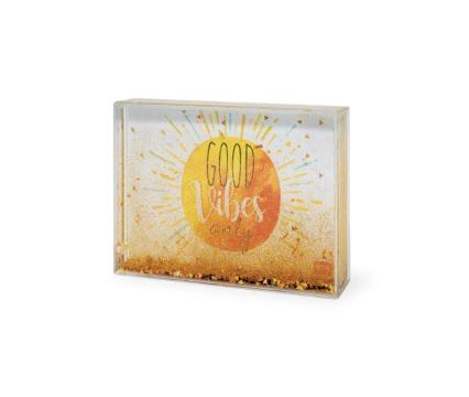 LEGAMI pildiraam glitteriga 10x15cm pildile Good vibes