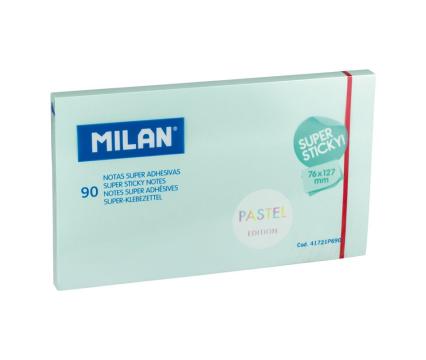 MILAN märkmepaber 76x127mm helesinine Super Sticky*