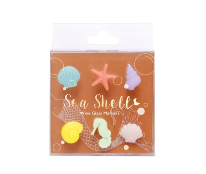 WINKEE klaasi markeerijad Seashell 6tk