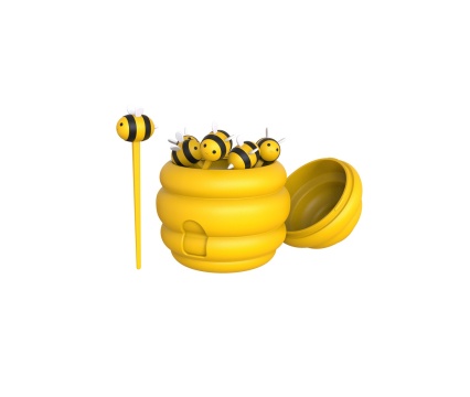 WINKEE suupistetikud Bee/mesilased tarukarbiga 18813
